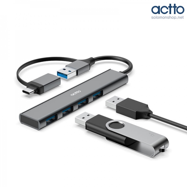  ̽ 2in1 USB3.2 Gen1 4Ʈ HUB-57/USB2.0 10  