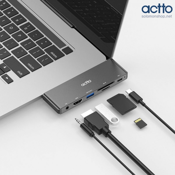   6in1 Ƽ CRH-26/ὺƮ HDMI 4K ̷/ŸC PD/USB3.2/SDī/TFī