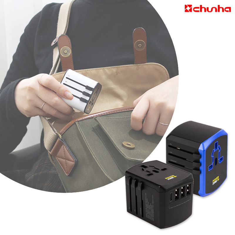 ÇØ¿Ü¿©Çà¿ë ¸ÖƼ¾î´ðÅÍ USB-C 3.5A/Æ®·¡ºí¾î´ðÅÍ/Àü¼¼°è140°³±¹ »ç¿ë°¡´É