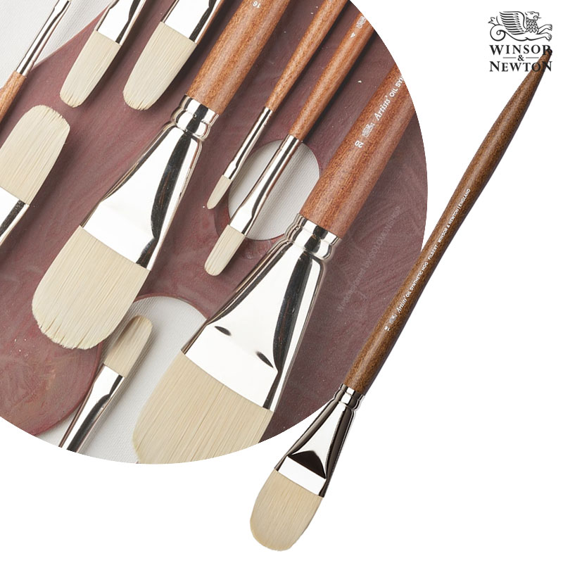 Winsor&Newton �����ش�ư ��ȭ�� ��Ƽ��Ʈ �ż�ƽ ȣ�� �귯�� �ʹ�Ʈ Size16