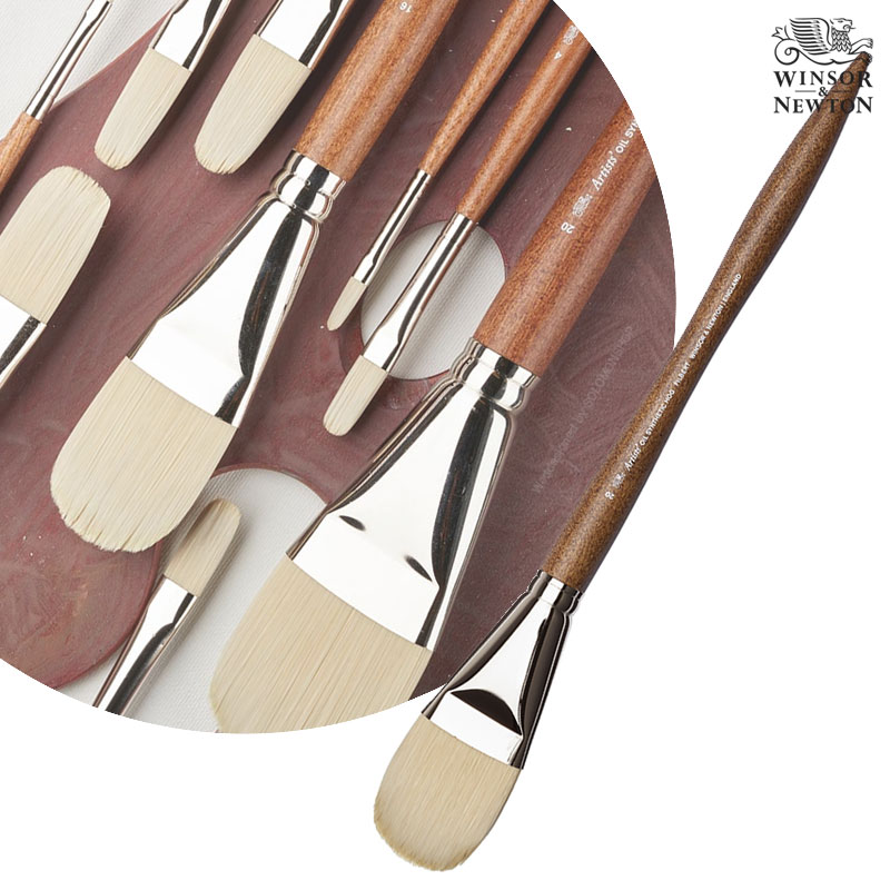 Winsor&Newton �����ش�ư ��ȭ�� ��Ƽ��Ʈ �ż�ƽ ȣ�� �귯�� �ʹ�Ʈ Size20