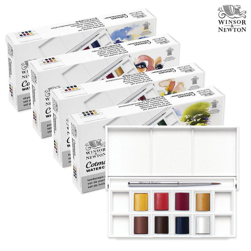 Winsor&Newton �����ش�ư ��Ʈ�� ��ü���� 8����Ʈ ������ 4��