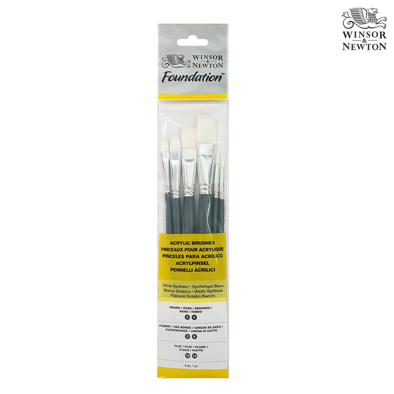 Winsor&Newton �����ش�ư �Ŀ�̼� ���ڵ� ��ũ���귯�� �ʼ� 6����Ʈ
