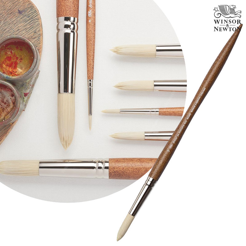 Winsor&Newton �����ش�ư ��ȭ�� ��Ƽ��Ʈ �ż�ƽ ȣ�� �귯�� ���� Size12