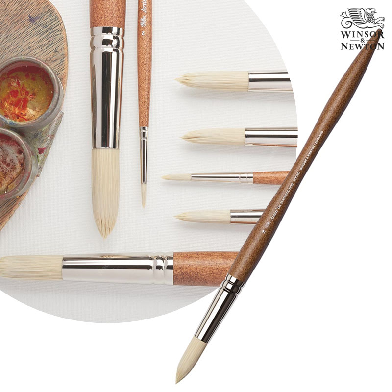 Winsor&Newton �����ش�ư ��ȭ�� ��Ƽ��Ʈ �ż�ƽ ȣ�� �귯�� ���� Size16
