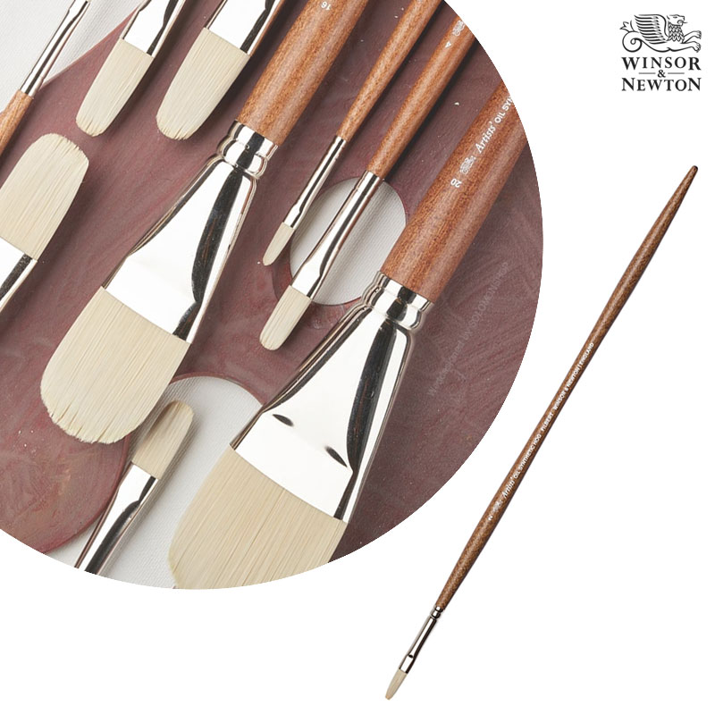 Winsor&Newton �����ش�ư ��ȭ�� ��Ƽ��Ʈ �ż�ƽ ȣ�� �귯�� �ʹ�Ʈ Size2
