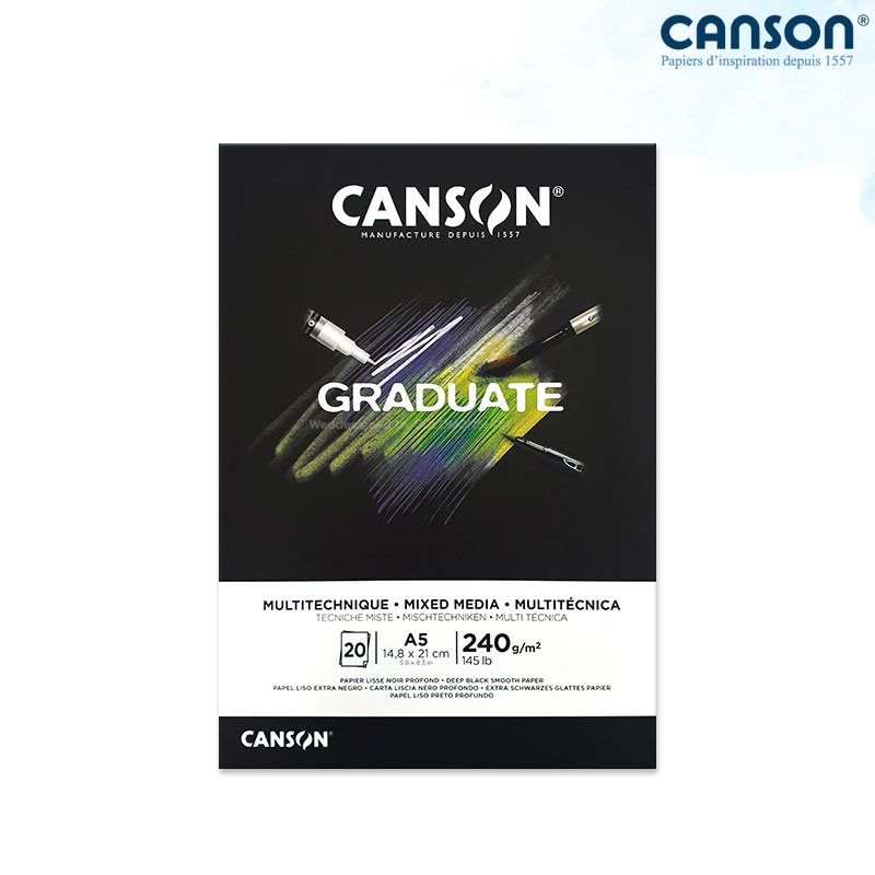 Canson ĵ�� �׷��࿡��Ʈ �ͽ��̵�� ���� 240g 14.8x21cm 20�� 1������_�����̼�����/A5����ġ��/���� �����ʻ��