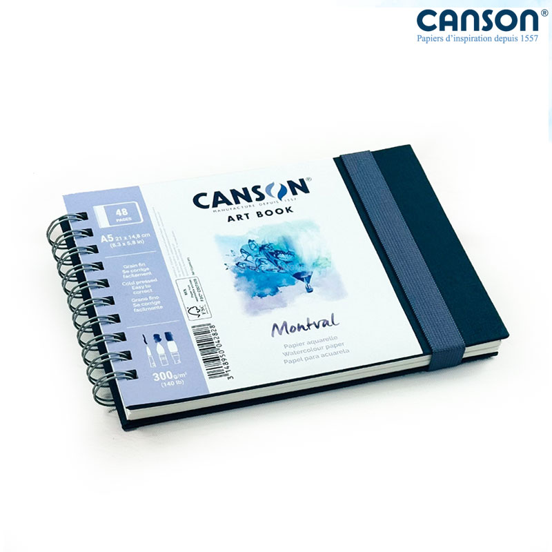 Canson ĵ�� ��Ʈ�� ���� Ʈ���� ��ä����ġ�� 300g 21x14.8cm 24��/A5����ġ��